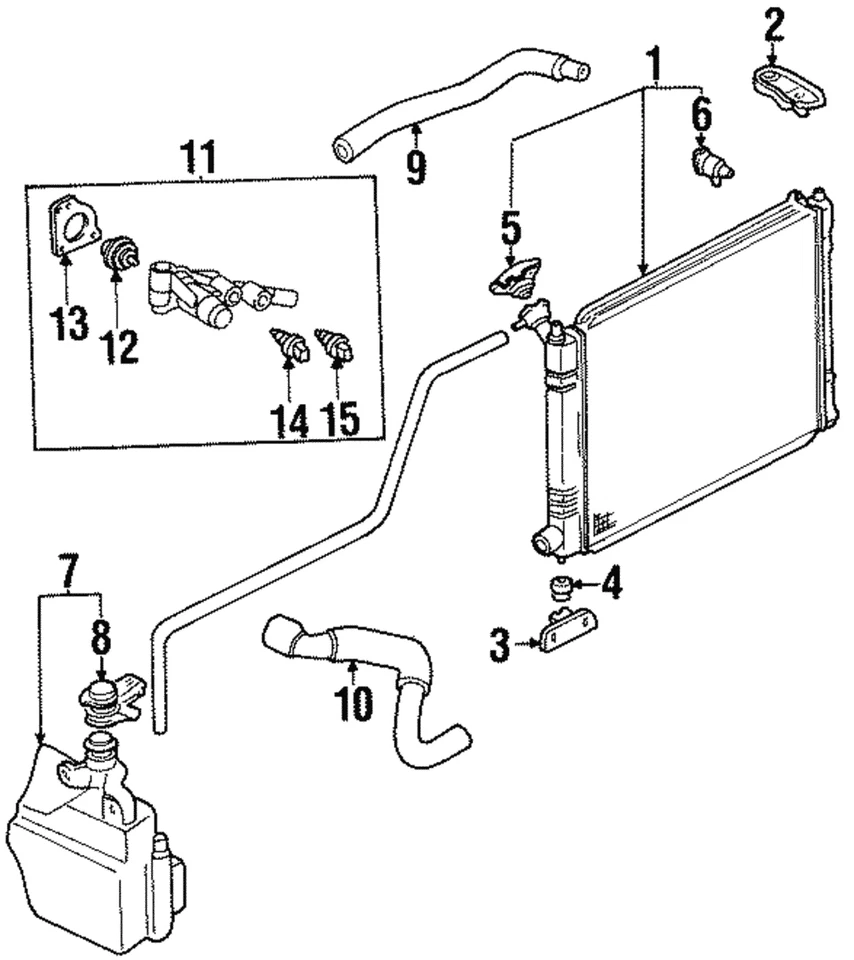 Carcasa Termostato Ford Original F8CZ-8592-AA Foto 2 de 2