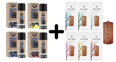 K2 Klima Fresh Klimaanlagenreiniger + Autoduft K2 Evos ** Tolle Werbeaktion! **