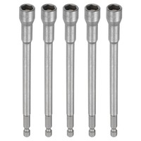 "5 StüCk Nussendreher Bohrersatz 10Mm 1/4\" Sechskant 6\" Lang CR-V"