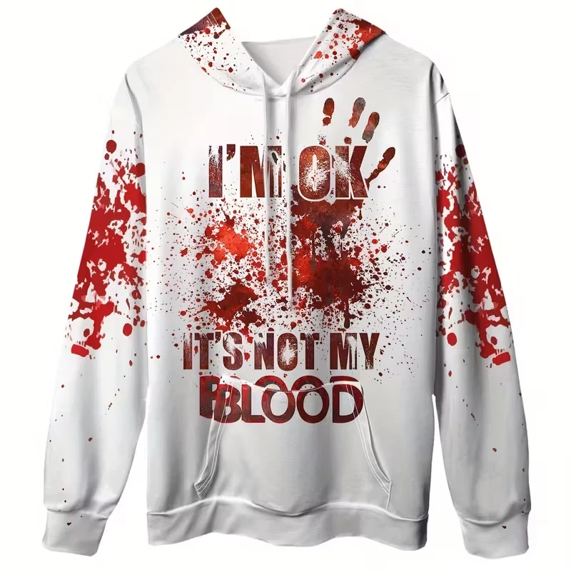 Men's Colorful Sweatshirts Hoodie sleeve oversized BIG size 5XL