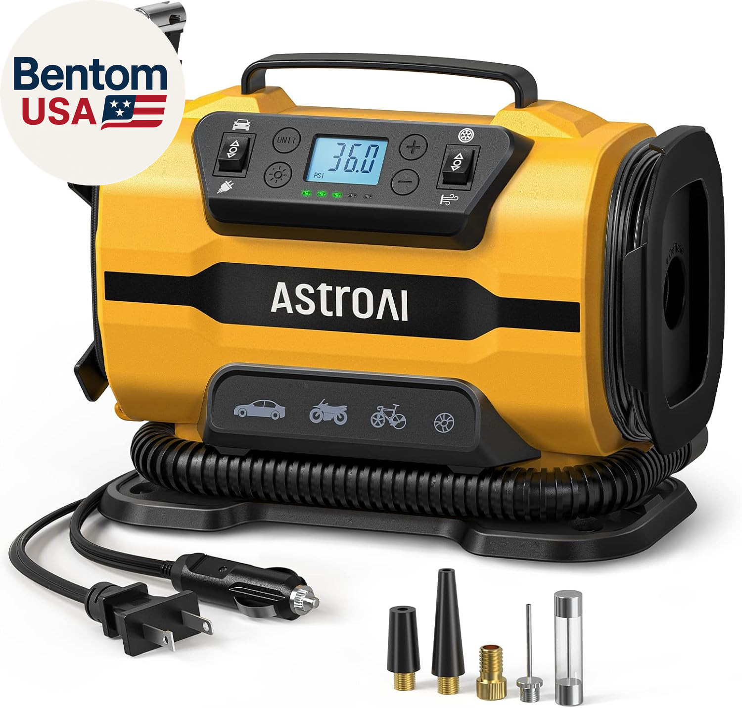 Pump 150psi 12v Dc/110v Ac With Dual Metal