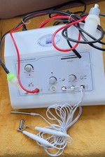 Used Cynthia Beauty Instrument Facial Machine Vacuum Spray HF Galvanic UK Plug