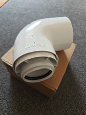 Viessmann SC 87 Degree Boiler Flue Elbow 60/100mm Genuine Part New Boxed