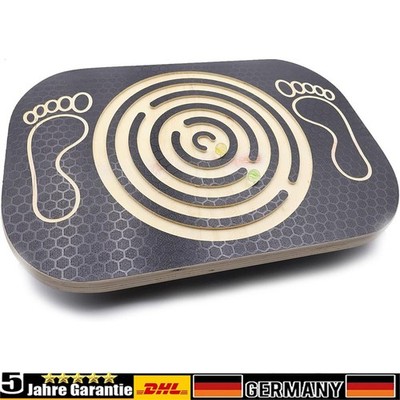 Wackelbrett Balance Board aus Holz für Physiotherapie Gleichgewichtstraining