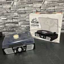 Victor Lakeshore 5-in-1 Hybrid Bluetooth Turntable System