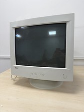 Vintage Tiny CRT 19" Colour CRT Monitor Model No : 9S926 - Power's On But Clicks