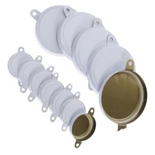 80 Pcs Bung Caps Metal Drum Plugs Oil Barrel Seal Caps for 200 L Drums