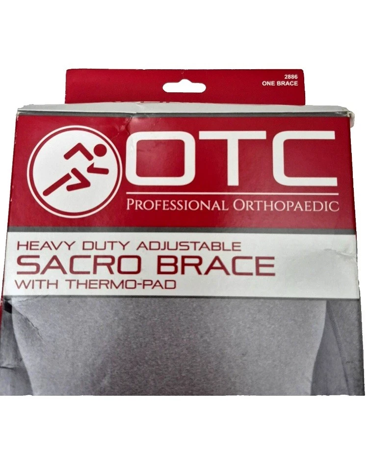 OTC Professional Orthopedic Adjustable Sacro Brace HD Whit Thermo-Pad- 2886 - Image 3 of 4