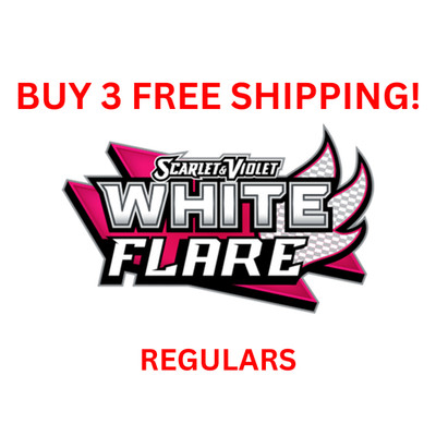 WHITE FLARE Pokémon TCG 1 - 86 PICK YOUR OWN REGULARS 3+ FREE SHIP LP/NM