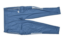 Adidas Primegreen Blue Cargo Track Pants Men's Size L 3-Stripe Tapered Leg Athle