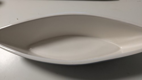 Schale Leonardoschale weiß Porzellan 36 cm lang 7,5 cm hoch - Bild 3 von 4