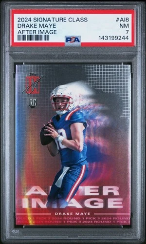 2024 TOPPS SIG CLASS AFTER IMAGE #AI8 DRAKE MAYE ROOKIE RC PSA 7