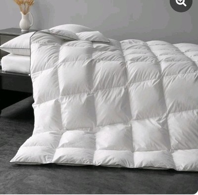 MAXICOZY Cloud Down Fiber Comforter King Size 106x 90 Hungarian White Goose Down