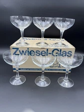 Set Of 6 Schott Zwiesel Meran Tall Sherbet Glasses Germany 5 1/4"