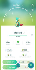 Shiny Treecko Pokemon Go