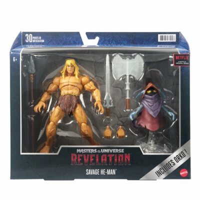 MOTU MATTEL Masters of the Universe Masterverse Revelation Savage He-Man Action 