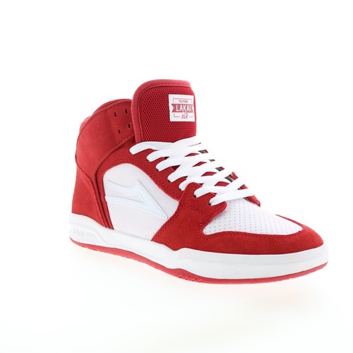 Lakai Telford SMU Valentine's Day Mens White Suede Skate Sneakers Shoes - Picture 2 of 8