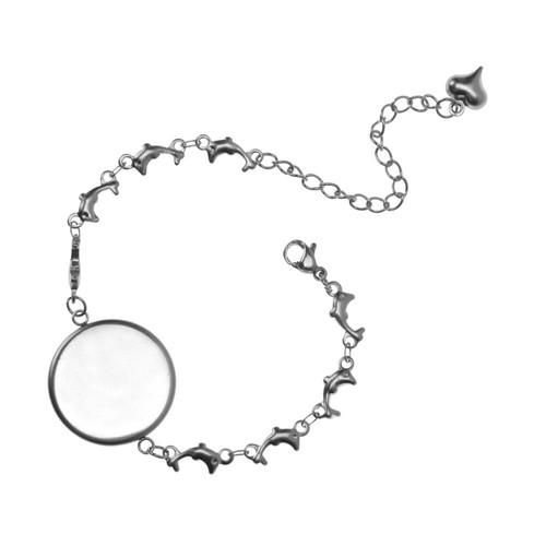 10 Pcs Stainless Steel Tray Time Girls Wristband Jewelry Bracelet Kit - Picture 7 of 11