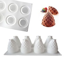 Christmas Pine Cone Candle Silicone Mould 3D Scented Candle Resin Silicone Mould