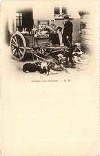 PC DOG CARTS DOGCARTS LAITIERE AVEC CHARRETTE (a46967)