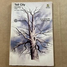 1980 Tell City Troy Cannelton Indiana Phone Book Directory Genealogy Vintage 
