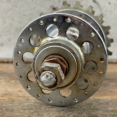 Vintage Bayliss Wiley Rear Hub 40 Hole High Flange Nutted