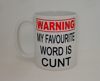 Warnung C*nt Wort Tasse unhöflich unhöflichC*nt Büroleiter Chef lustiges Geschenk personalisiert