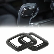 Carbon Fiber ABS Gear Shifter Head Deacorative Cover Trim for Ford F-150 2015-20