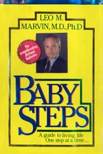 Baby Steps Dr. Leo M. Marvin Blank Notebook: 110 pages, 6x9 inches
