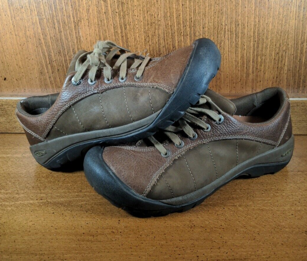 Keen Women’s Sz 10 Presidio Cascade Brown Hiking Shoe Sneaker Walking Lace Up