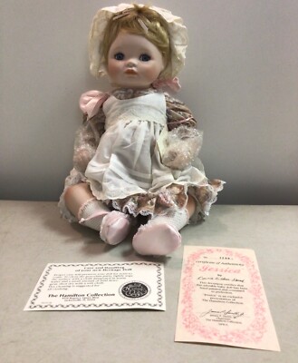 Heritage Porcelain Dolls The Hamilton Collection 1989 Jessica Doll