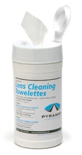 Pyramex Lens Cleaning Towelettes, Canister of 100, Anti-Fog, Anti-Static