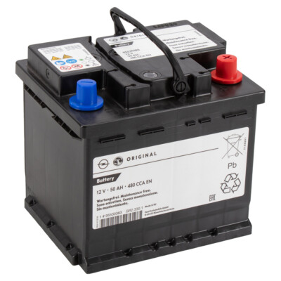 ORIGINAL GM Opel Autobatterie Starterbatterie 12V 50Ah 480 CCA EN 