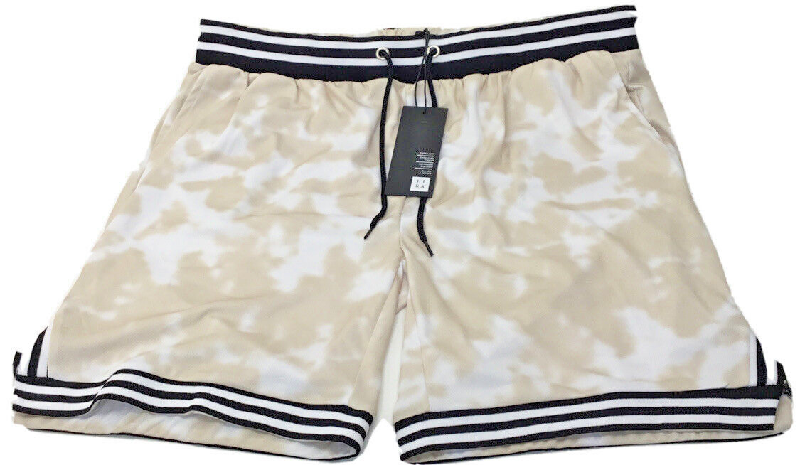 Мужские сетчатые шорты LIRA Craven Tie Dye цвет хаки L 5990₽