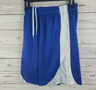 Youth Nike Dri Fit Basketball Shorts Size M Medium Blue Pockets Drawstring EUC