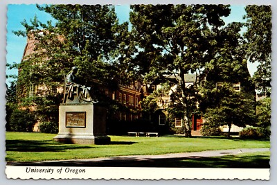 #ad #ad Postcard Susan Campbell Hall University of Oregon Eugene Oregon $4.99