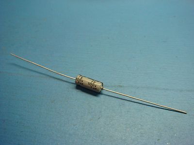 (10) ILLINOIS CAPACITOR 105TTA100M 1uF 100V 85°C AXIAL ELECTROLYTIC POLARIZED