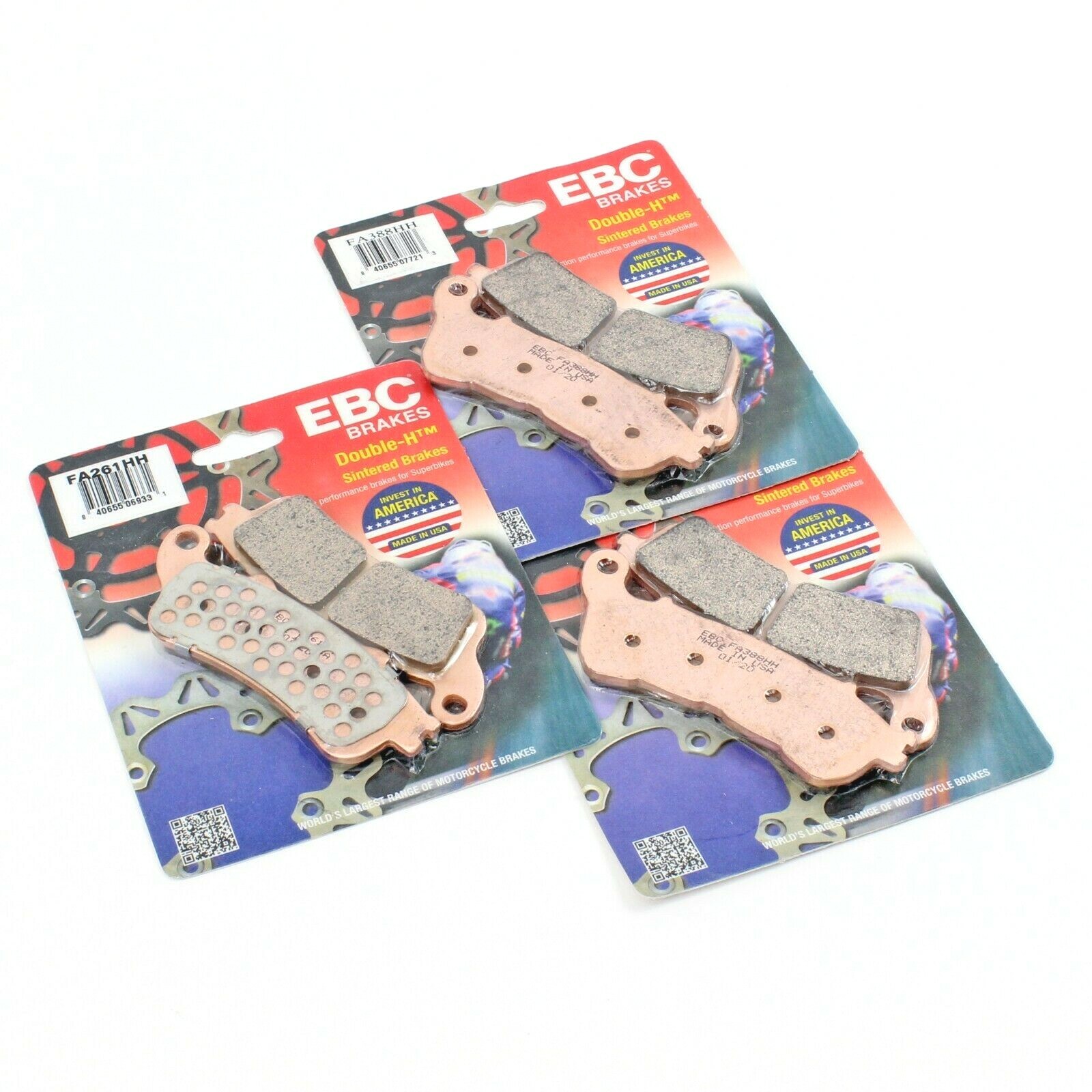 EBC HH Sintered Brake Pad Set for 20102013 Honda NT700V Front Rear 3