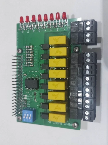 Extension for RASPBERY PI  8x input 50-250VAC