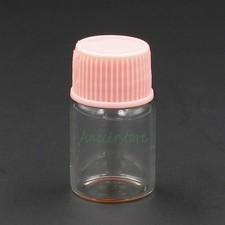 3pcs 2ml 26mm x 16mm Mini Empty Clear Glass Bottle Storage Vials
