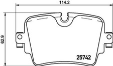 BREMBO P 36 033 Bremsbelagsatz, Scheibenbremse für JAGUAR