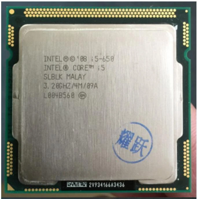 Intel Core I5-650 I5-660 I5-670 I5-680 I5-661 I5-655K LGA1156 Desktop CPU - Image 3 of 4