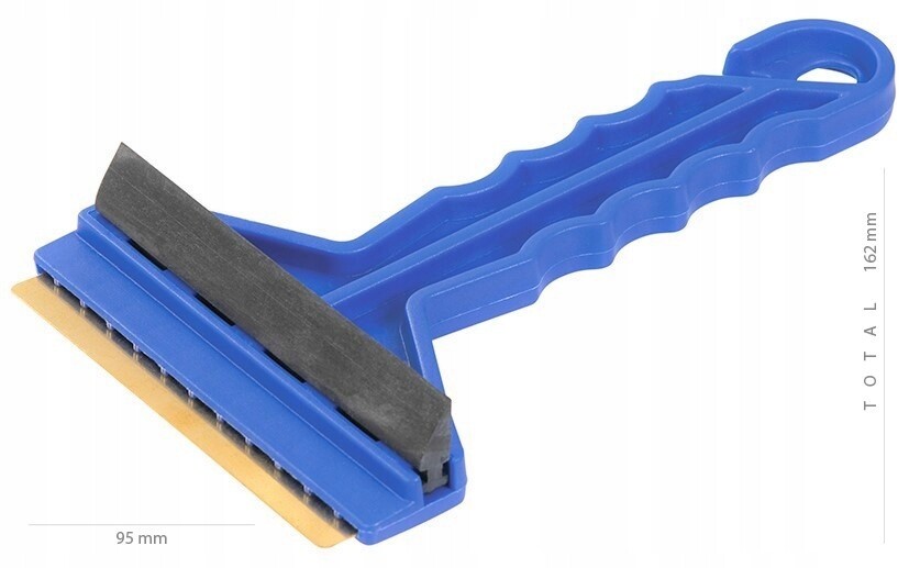 Ice Scraper With Safe Copper Edge – Car Van Window Windscreen Frost Snow Tool, Made In UK