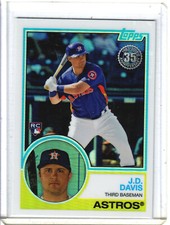 2018 Topps Silver Pack J.D. Davis 1983 35th Anniversary Refractor Rookie RC