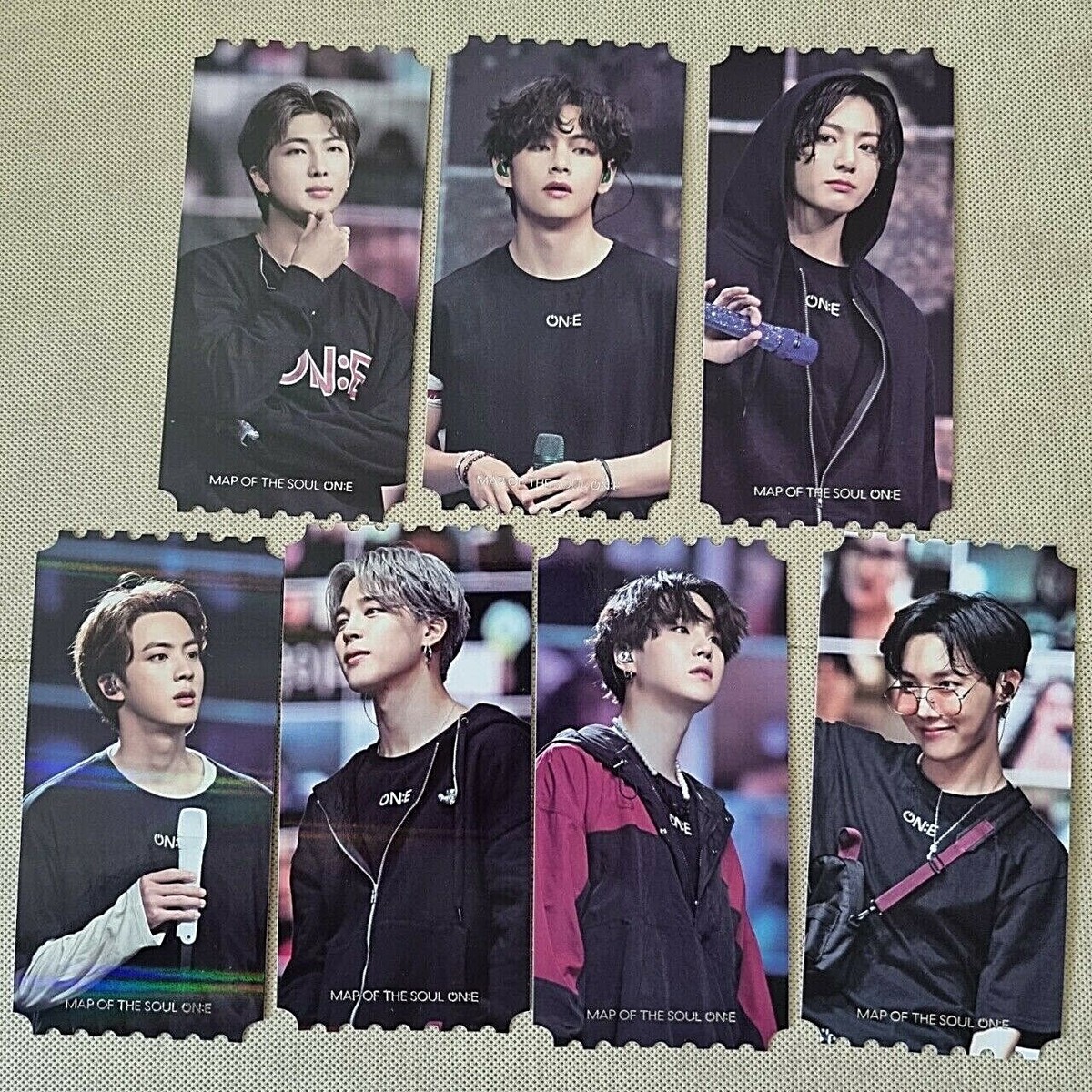 BTS] Official BTS MAP OF THE SOUL ON : E - HOLOGRAM PHOTO TICKET