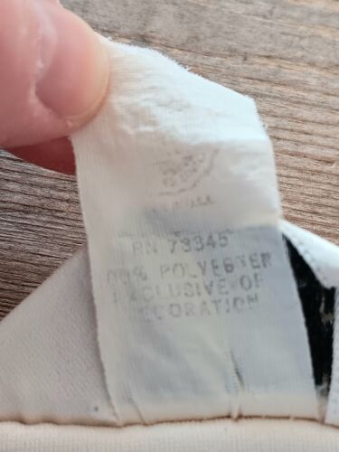 Vintage Sears Apostrophe elfenbeinfarbener leichter Velours Morgenmantel Damen klein bestickt - Bild 11 von 19
