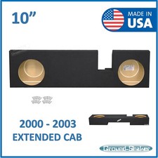 Ford F-150 Extended Cab Truck 2000-2003 10" Dual Sub Box Subwoofer Enclosure