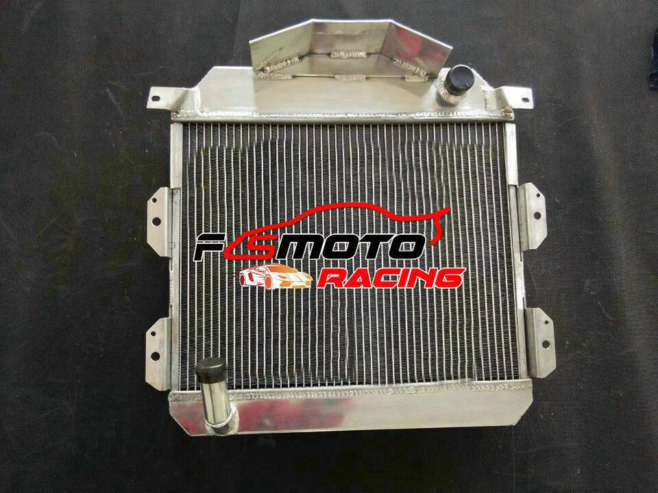 Radiador de aluminio 62 mm 3 filas para 1953-1956 1954 1955 Austin Healey 100-4 Fit MT Foto 2 de 4