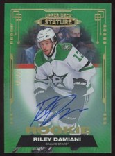 2021-22 Upper Deck Stature Photo Variant 09/99 Riley Damiani  Dallas Stars #136