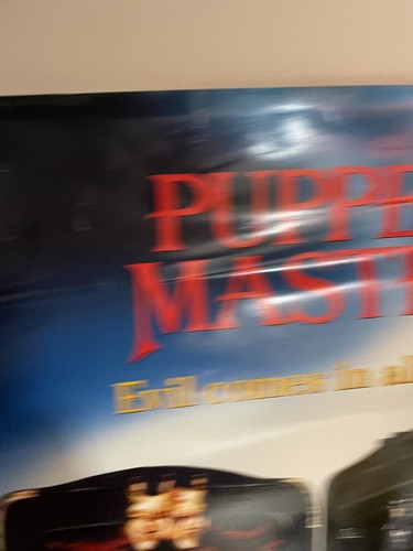 1989 PUPPET MASTER Video Store Promo Poster Original gerollt - Bild 3 von 11